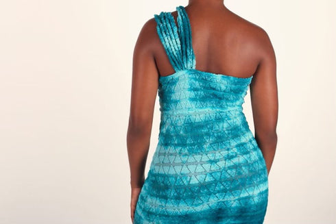 RAW EDGE KINNY DRESS